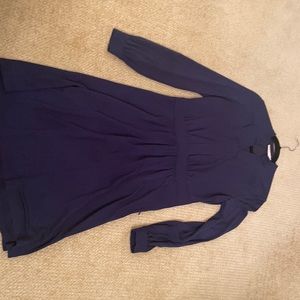 Tory Burch size small navy dress worn once